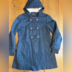 Banana Republic Kids Dark Blue Hooded Raincoat